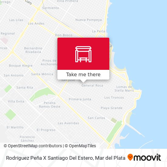 Rodríguez Peña X Santiago Del Estero map