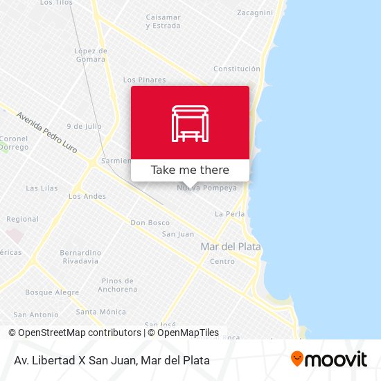 Av. Libertad X San Juan map