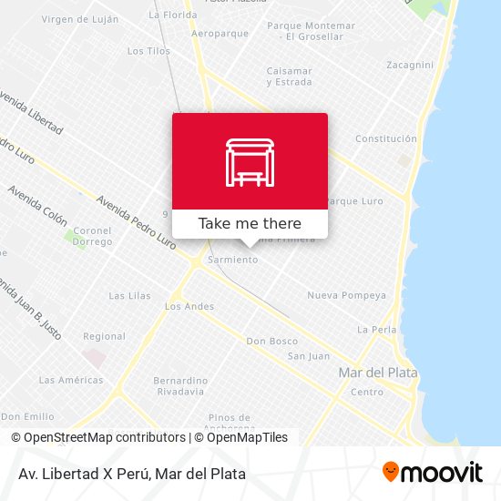 Mapa de Av. Libertad X Perú