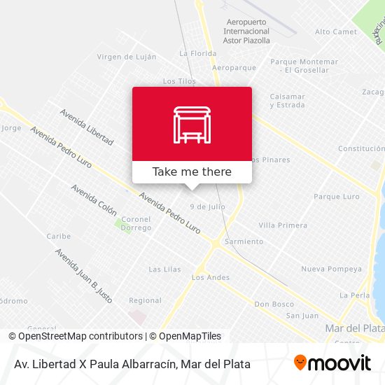 Av. Libertad X Paula Albarracín map