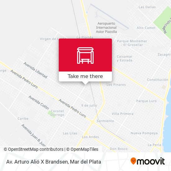 Mapa de Av. Arturo Alió X Brandsen