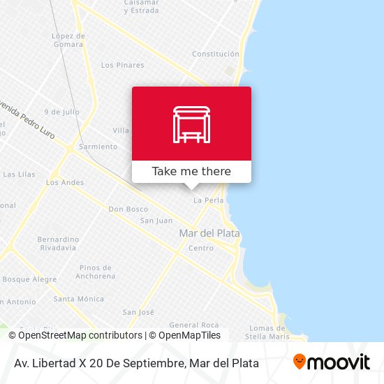 Mapa de Av. Libertad X 20 De Septiembre