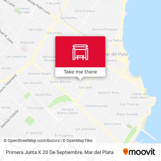 Mapa de Primera Junta X 20 De Septiembre