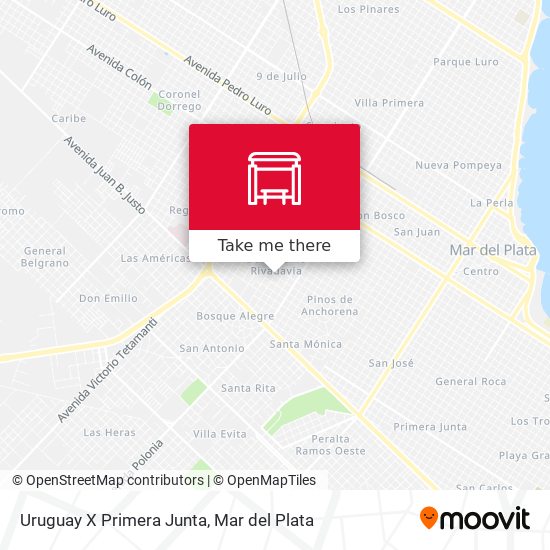 Uruguay X Primera Junta map
