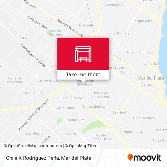 Mapa de Chile X Rodríguez Peña