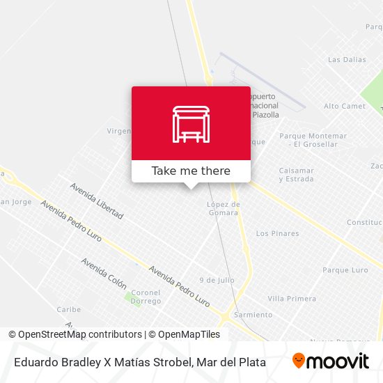 Eduardo Bradley X Matías Strobel map