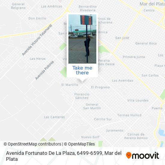 Avenida Fortunato De La Plaza, 6499-6599 map