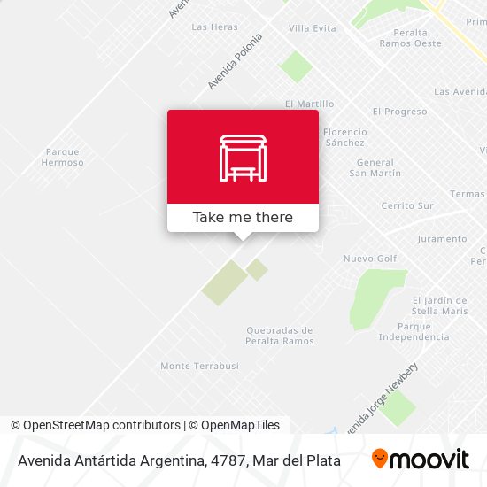 Avenida Antártida Argentina, 4787 map