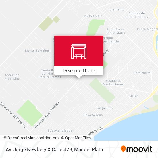 Av. Jorge Newbery X Calle 429 map