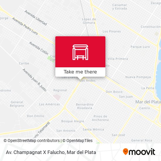 Av. Champagnat X Falucho map