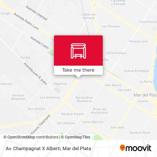 Mapa de Av. Champagnat X Alberti