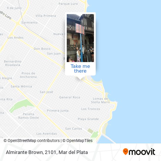 Almirante Brown, 2101 map