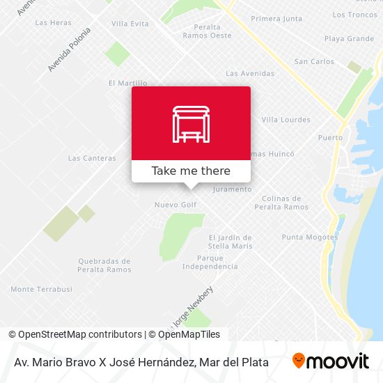 Mapa de Av. Mario Bravo X José Hernández