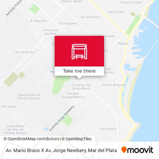 Av. Mario Bravo X Av. Jorge Newbery map
