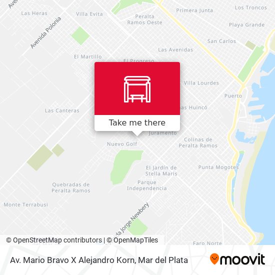 Av. Mario Bravo X Alejandro Korn map