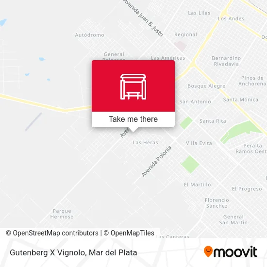 Gutenberg X Vignolo map