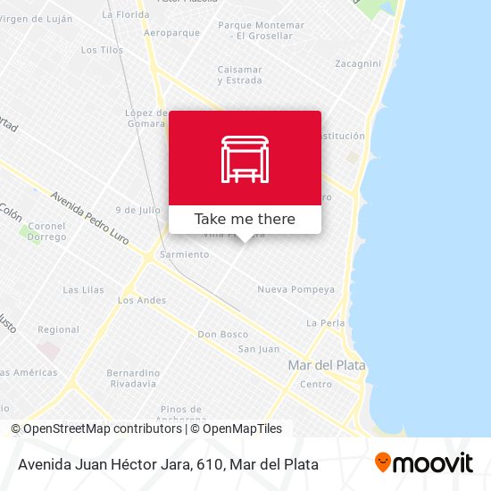 Avenida Juan Héctor Jara, 610 map