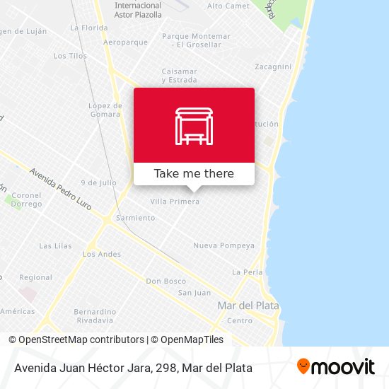 Mapa de Avenida Juan Héctor Jara, 298