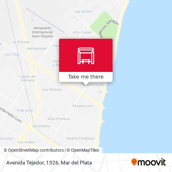 Avenida Tejedor, 1326 map