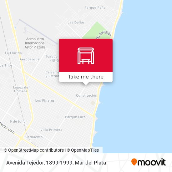 Avenida Tejedor, 1899-1999 map