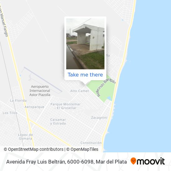 Avenida Fray Luis Beltrán, 6000-6098 map