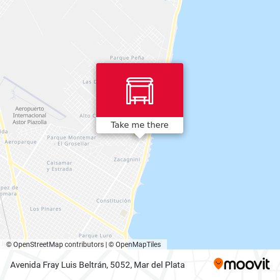 Mapa de Avenida Fray Luis Beltrán, 5052