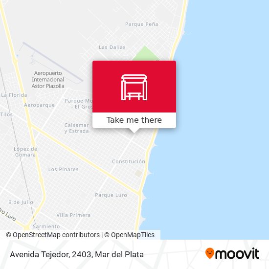 Avenida Tejedor, 2403 map