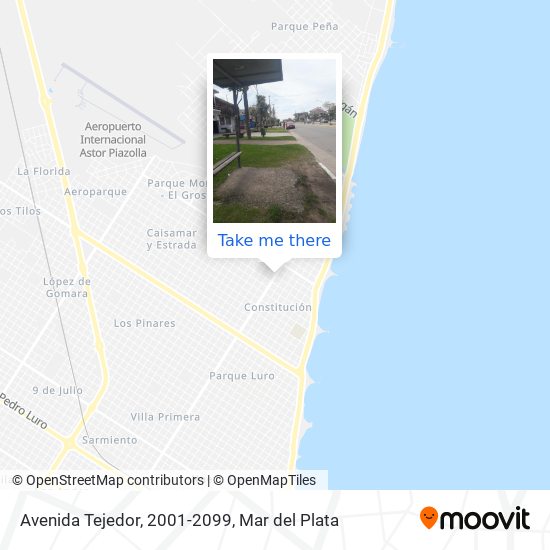 Avenida Tejedor, 2001-2099 map