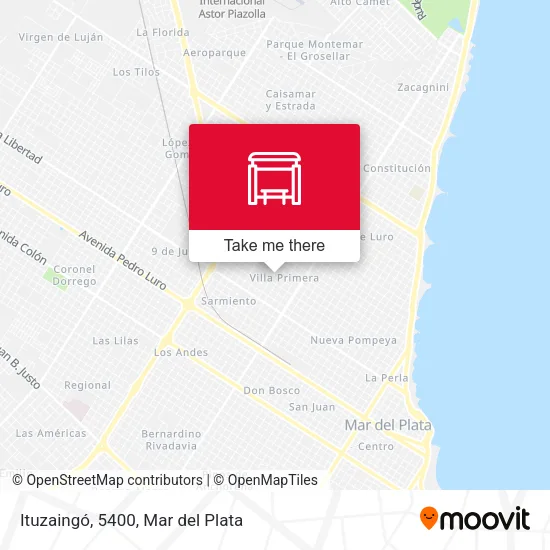 Ituzaingó, 5400 map