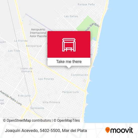 Joaquín Acevedo, 5402-5500 map