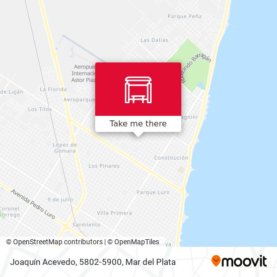 Mapa de Joaquín Acevedo, 5802-5900
