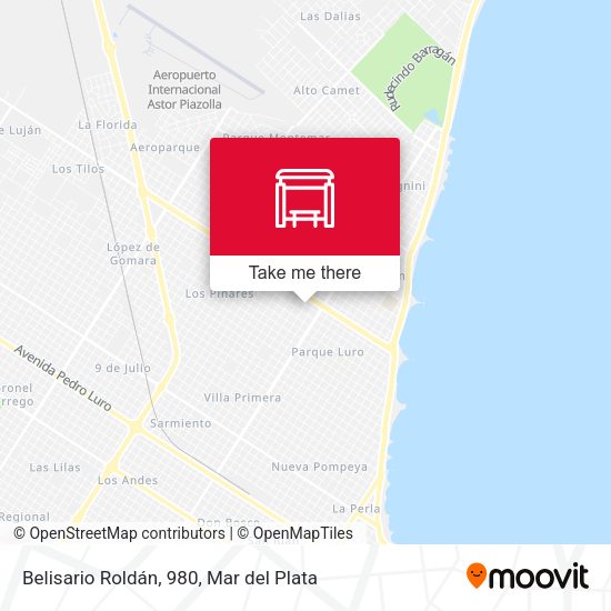 Mapa de Belisario Roldán, 980