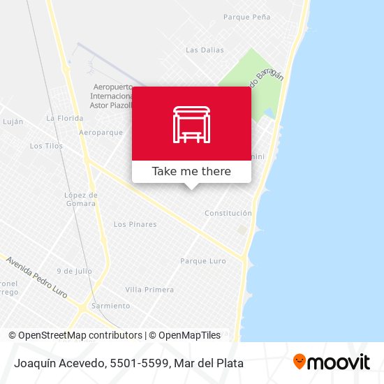 Mapa de Joaquín Acevedo, 5501-5599