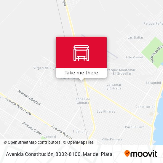 Avenida Constitución, 8002-8100 map