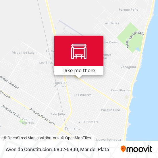 Avenida Constitución, 6802-6900 map