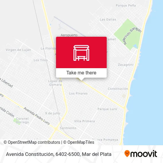 Avenida Constitución, 6402-6500 map