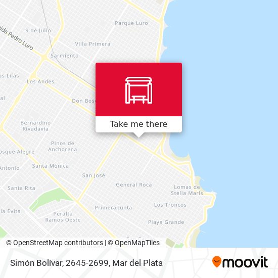 Simón Bolívar, 2645-2699 map