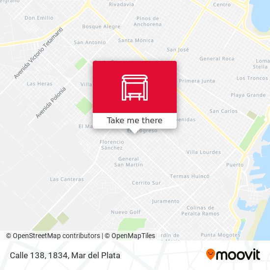 Mapa de Calle 138, 1834