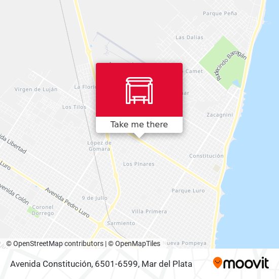 Avenida Constitución, 6501-6599 map