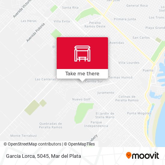 García Lorca, 5045 map