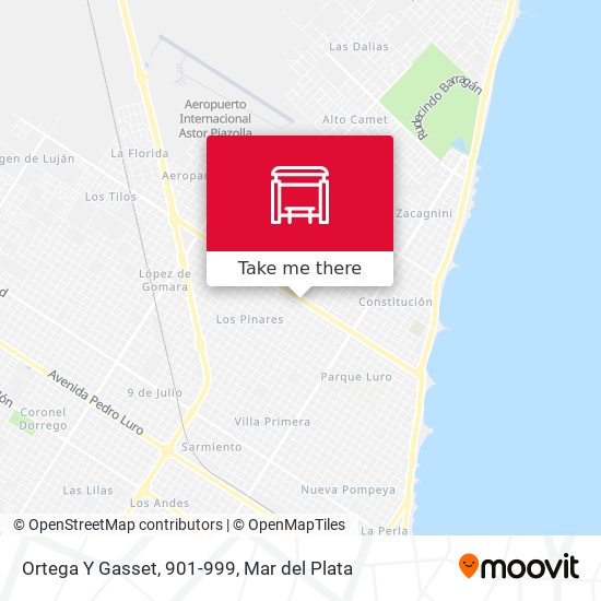 Mapa de Ortega Y Gasset, 901-999