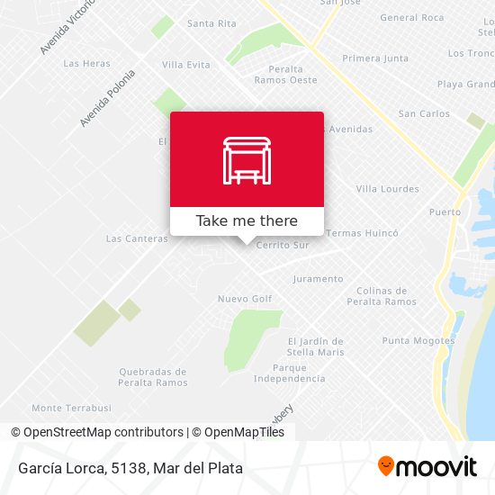 García Lorca, 5138 map