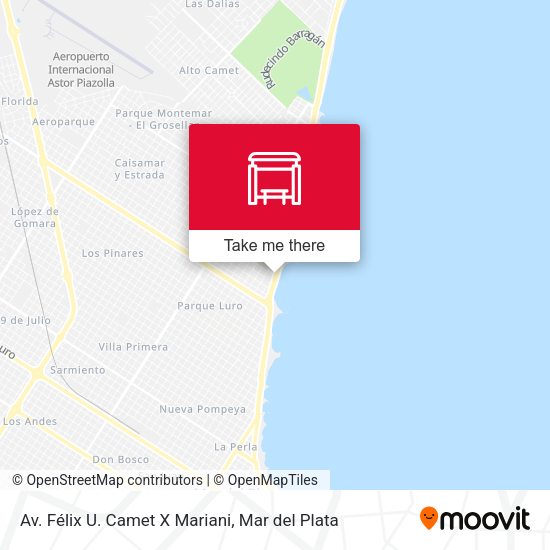Mapa de Av. Félix U. Camet X Mariani
