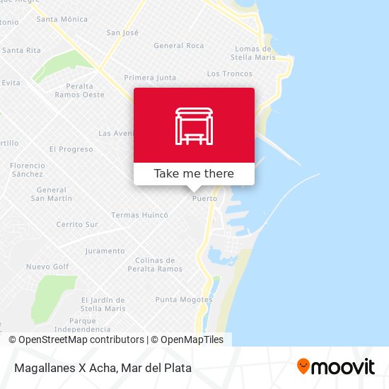 Magallanes X Acha map