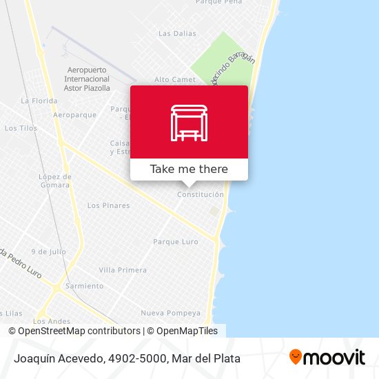 Mapa de Joaquín Acevedo, 4902-5000