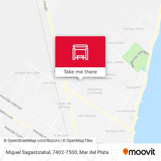 Miguel Sagastizabal, 7402-7500 map