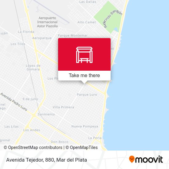 Mapa de Avenida Tejedor, 880