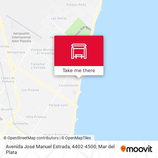 Avenida José Manuel Estrada, 4402-4500 map