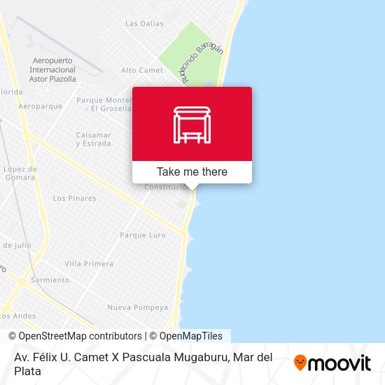Mapa de Av. Félix U. Camet X Pascuala Mugaburu