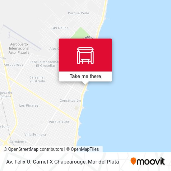 Mapa de Av. Félix U. Camet X Chapearouge
